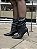 Bota Preta Cano Curto Slouch Salto Fino Silvia - Imagem 1