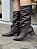 Bota Marrom Cano Slouch Salto Bloco Silvia - Imagem 1