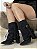 Bota Preta Suede Com Capa Georgia - Imagem 1