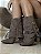 Bota Taupe Suede Com Capa Georgia - Imagem 1