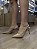 Scarpin Slingback Bege Em Couro Dalila - Imagem 1