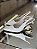 Scarpin Off White Salto Anabela Cromado Fran - Imagem 2