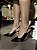 Scarpin Preto Salto Anabela Cromado Fran - Imagem 1