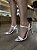 Sandália Off White Com Detalhes Dourado Jolie - Imagem 1
