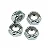 Kit c/ 4 porcas universal p/ Truck Street, Long, Simulador de Surf. - Imagem 1
