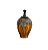 Vaso Decorativo com Tampa em Cerâmica Marrom/Preto com Bolinhas - Imagem 1