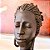 Escultura Busto Mulher com Brinco em Resina Marrom - Imagem 5