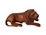 Escultura Leão em Madeira Entalhada Decorativo Direita - Imagem 3