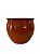 Vaso de Cerâmica Vietnamita Marrom Claro - Imagem 1