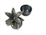 Pote Abacaxi Decorativo em Metal Prata - Imagem 5
