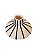 Jarro Vasinho de Cerâmica Circular Listrado Pequeno - Imagem 3
