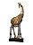 Escultura Girafa com Espelhos em Resina - Imagem 4