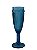 Taça Decorativa de Vidro Fina Azul - Imagem 1