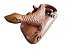 Escultura Dragão de Komodo em Madeira Ent. em Uma Peça Maciça - Imagem 1