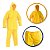 CONJUNTO DE CHUVA CALÇA E CAPA DE CHUVA PVC AMARELO - Imagem 1