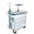 CARRO DE EMERGÊNCIA 4 GAVETAS COM TAMPO EM AÇO INOX – PE2749 PORTAL HOSPITALAR - Imagem 1
