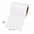 Etiqueta Adesiva Couche 100X70mm (10cm x 7cm) Branca rolo 31 metros - Imagem 1