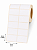 Etiqueta Adesiva Couche 50X25mm X2 Colunas (5cm x 2,5cm) Branca rolo 28 metros - Imagem 1