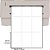 Etiqueta Adesiva Couche 34X45mm X3 Colunas (3,4cm x 4,5cm) Branca rolo 31 metros - Imagem 3
