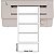 Etiqueta Adesiva Couche 70X30mm (7cm x 3cm) Branca rolo 31 metros - Imagem 3