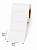 Etiqueta Adesiva Couche 60X40mm (6cm x 4cm) Branca rolo 28 metros - Imagem 1