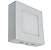 PAINEL DE SOBREPOR QUADRADO 6W - Imagem 2