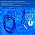 Lona Azul com ilhós 2x2 170 Gramas/m² 310 Micras + Kit Fixação - Imagem 5