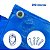 Lona Azul com ilhós 3x5 170 Gramas/m² 310 Micras + Kit Fixação - Imagem 4