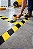Fita Adesiva para Demarcação de Solo 48mm x 30m Zebrada Amarela/Preta - Imagem 2