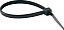Abraçadeira de Nylon Preta 280 mm x 4,8 mm com 100 peças NOVE54 - Imagem 2