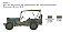 Miniatura do Jeep Willys MB 1/24 Italeri - Imagem 7