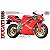 Motocicleta Italiana Ducati 916 1/12 Tamiya - Imagem 1