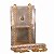 Bolsa AANIS Porta Celular com Alça Dourada + Alça Couro - Imagem 1