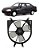Eletro Ventilador Honda Civic 92 A 00 Radiador Novo - Imagem 6