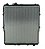 Radiador Hilux Srv/dx 2.7 2002 A 2005 Gasolina Manual - Imagem 2