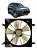Ventoinha Do Radiador Honda Crv 2.0 16v/2.4 02-06 - Imagem 1