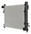 Radiador Mercedes C180 Kompressor 2002 2003 2004 2005 2006 - Imagem 4