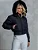 Casaco Feminino Puffer Acolchoado Com Capuz Peluciado Corta Vento MQD25-L01-B - Imagem 5