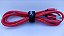 Cabo de Dados Tipo C 1 Metro Revestido em Nylon 2.4 A Danx-DU221T -Vermelho - Imagem 4