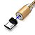 Cabo USB Magnetico MICRO USB/V8 TOPK 0123110210-DOURADO - Imagem 2