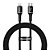 Cabo Type-C para Lightning Baseus Fish eye 1m Preto (Ref. CATLYY-01) - Imagem 1