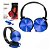 Headphone Estéreo Extra Bass Com Microfone XTRAD LC-834-Blue - Imagem 2