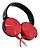 Headphone Estéreo Extra Bass Com Microfone XTRAD LC-834-Red - Imagem 3