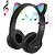 Fone de Ouvido sem Fio Bluetooth Orelhas de Gato P47M - Imagem 3