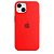 Capa de Silicone para Iphone 14 Plus - vermelho - Imagem 2