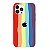 Capa de Silicone para Iphone 12/12Pro - Arco-Íris - Imagem 1