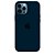 Capa de Silicone para Iphone 12 Pro Max - Azul Marinho - Imagem 1