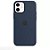 Capa de Silicone para Iphone 12 Mini - Azul Marinho - Imagem 1