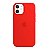 Capa de Silicone para Iphone 12 - Vermelho - Imagem 1