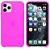 Capa de Silicone para Iphone 11 Pro Max - Rosa Pink - Imagem 1
